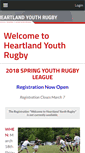 Mobile Screenshot of heartlandyouthrugby.org